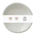 Holiday Stud Earrings & Trinket Tray Sets - You are a Gift