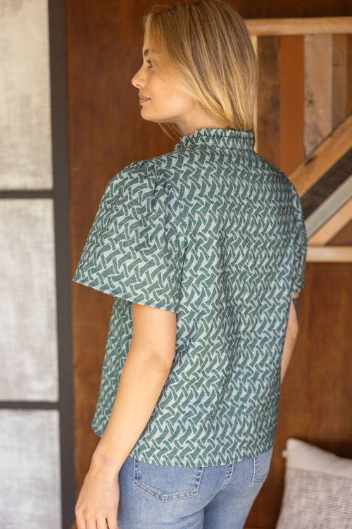 Maisie Ruffled Neck Top