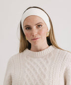 Payton Winter Headband: Ivory