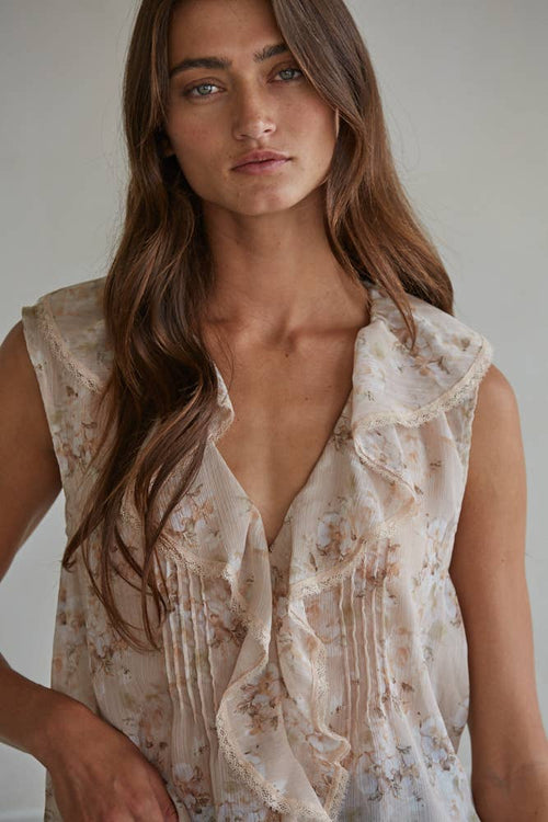 Lottie Floral Sleeveless Top