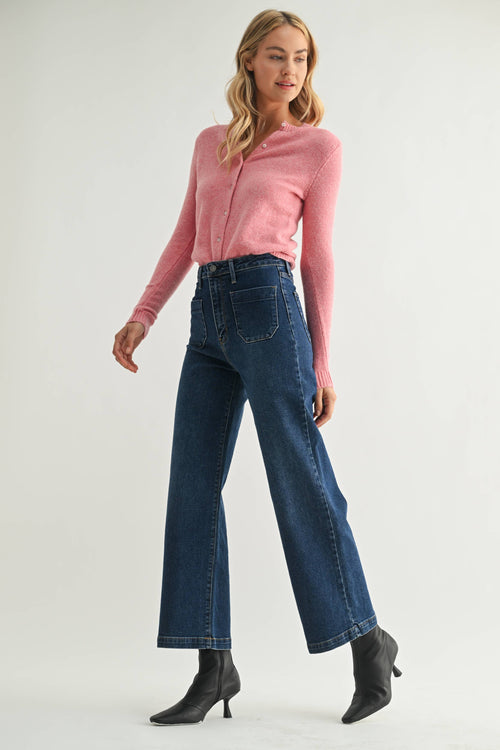 Patch Pocket Wide Leg