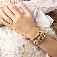 Enewton classic gold bracelet 7mm