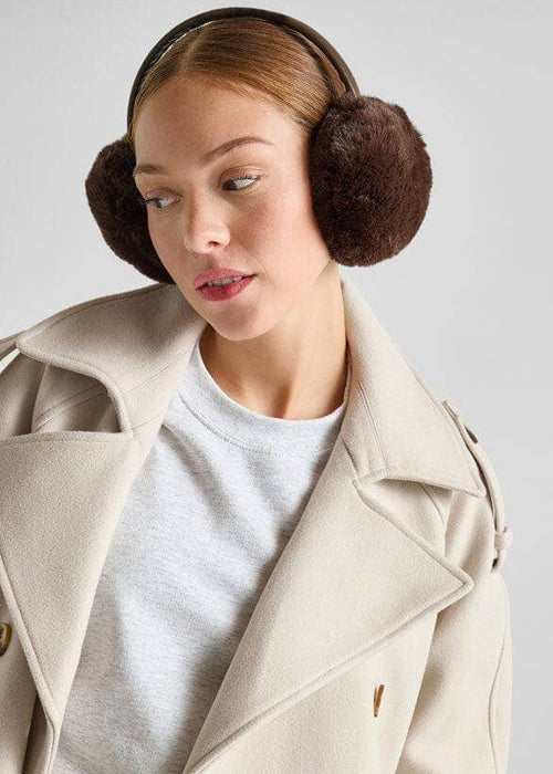 Willa chocolate earmuffs