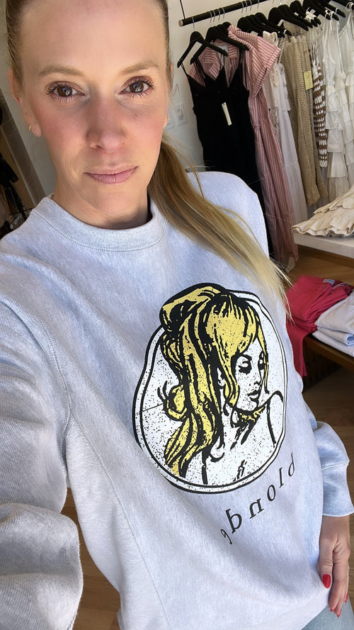 Blonde girl Sweatshirt