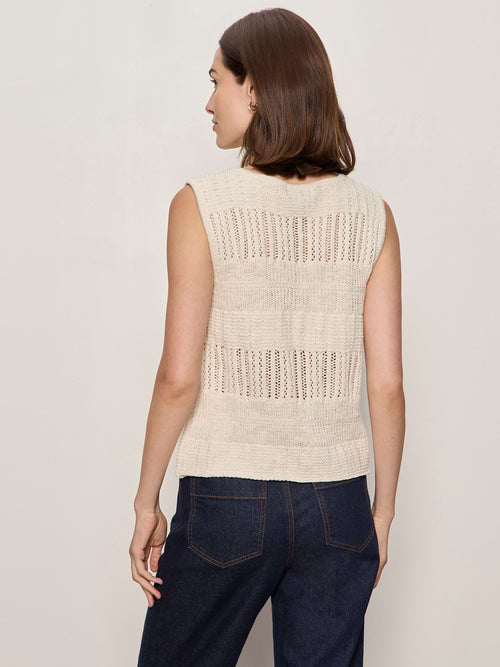 STILL COOL V NECK TIE SHELL