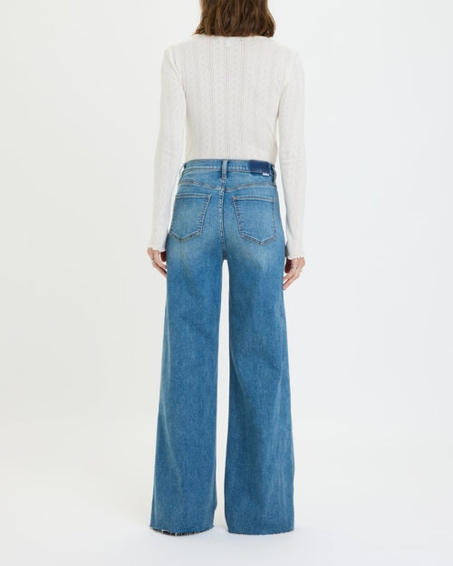 FAR OUT W/ SEAMING HIGH RISE WIDE LEG