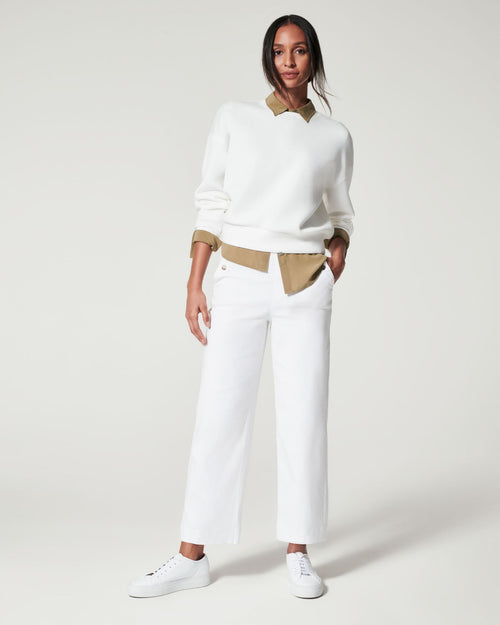 Spanx White twill pants – Shop Blonde Boutique