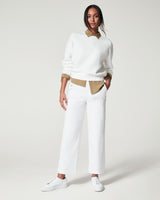 Spanx White twill pants