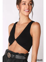 Black reversible twist top